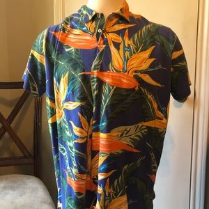 Ralph Lauren Polo Hawaiian Shirt XXL 100% Cotton